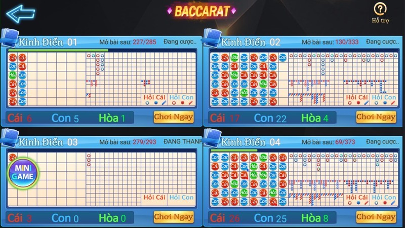 Sảnh game bài Baccarat iwin